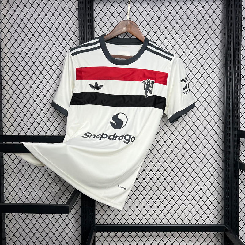 CAMISA DO MANCHESTER UNITED 25/26 BRANCO