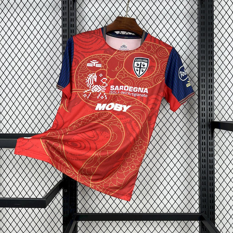 CAMISA DO CAGLIARI 25/26 VERMELHO