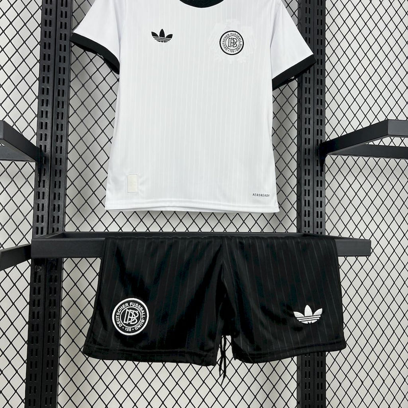 CONJUNTO INFANTIL DA ALEMANHA 25/26 BRANCO E PRETO