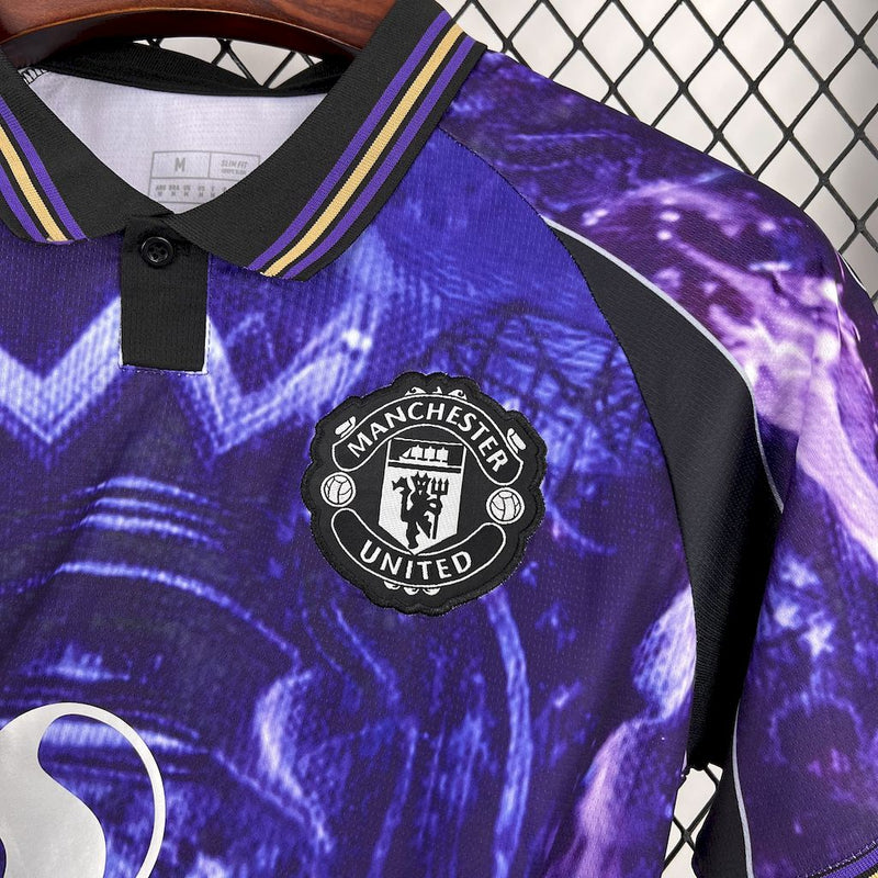 CAMISA DO MANCHESTER UNITED 25/26 ROXO EDIÇÃO ESPECIAL