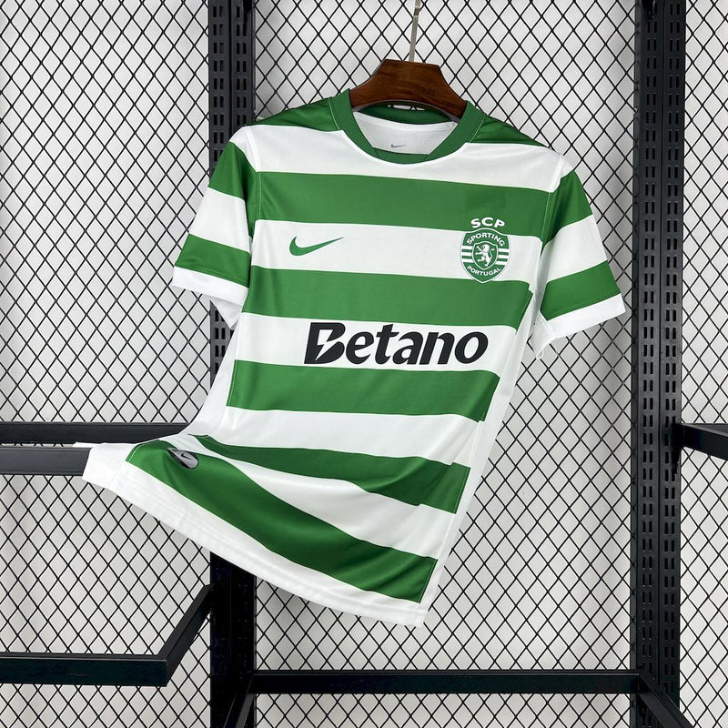CAMISA DO SPORTING 25/26 VERDE E BRANCO
