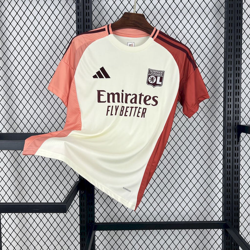 CAMISA DO LYON 25/26 BEGE