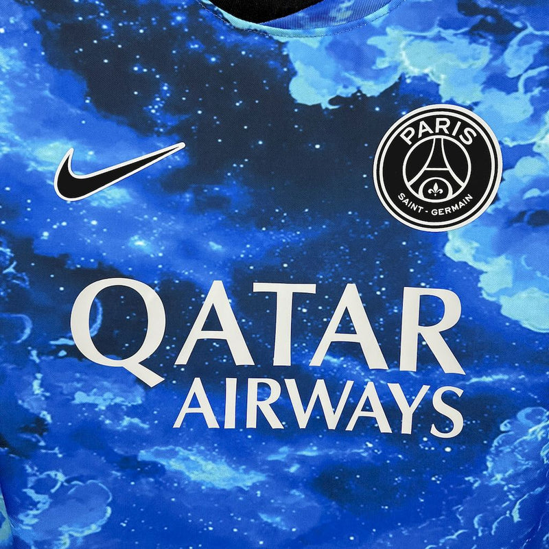 CAMISA DO PSG 25/26 AZUL EDIÇÃO ESPECIAL
