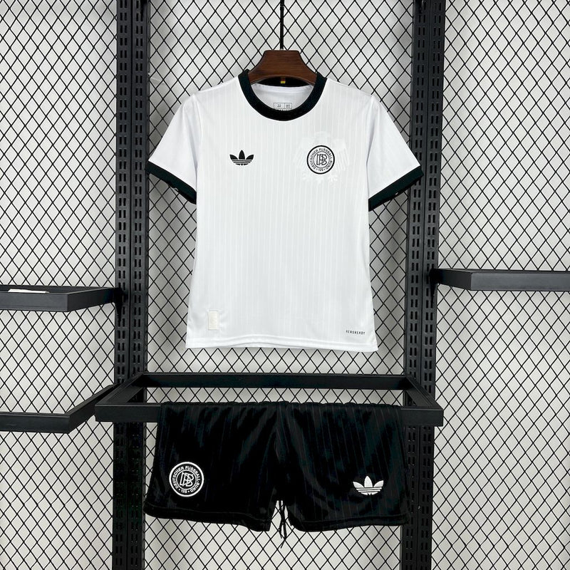 CONJUNTO INFANTIL DA ALEMANHA 25/26 BRANCO E PRETO