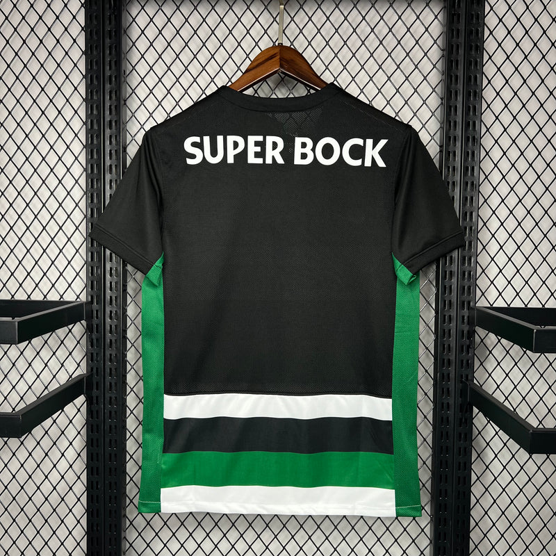 CAMISA DO SPORTING 25/26 PRETO E VERDE