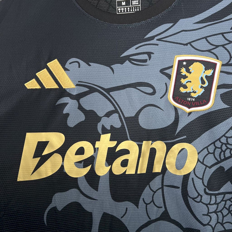 CAMISA DO ASTON VILLA 25/26 PRETO