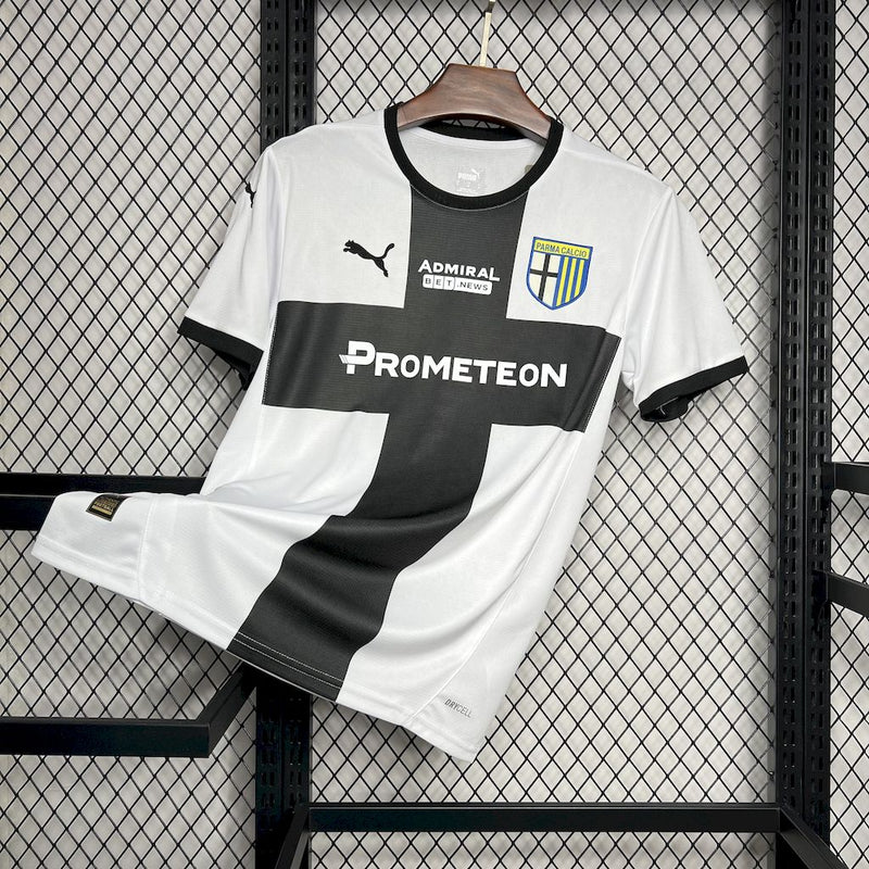 CAMISA DO PARMA 25/26 BRANCO E PRETO