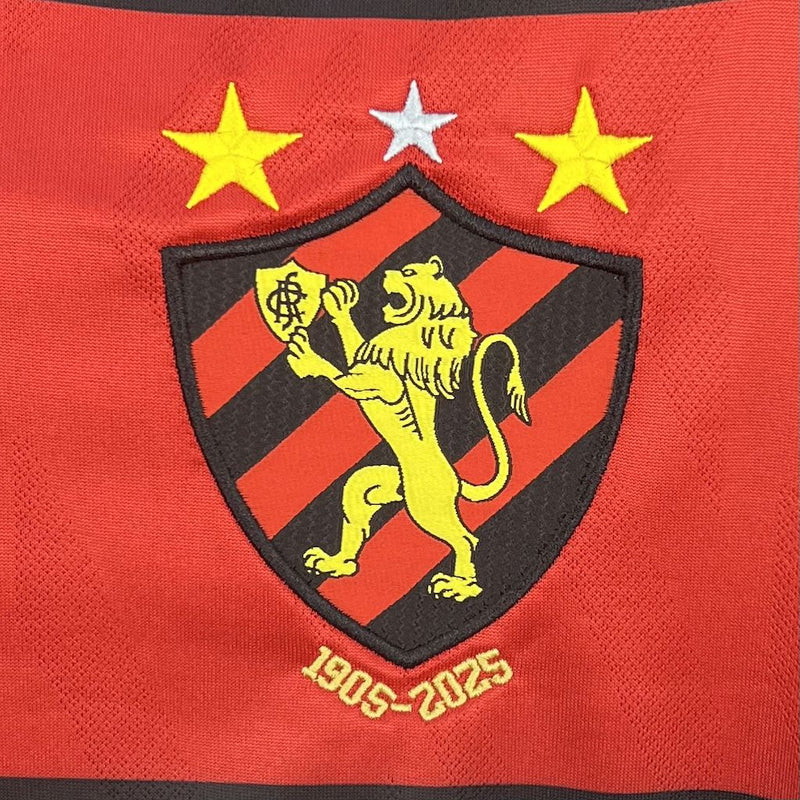 CAMISA DO SPORT RECIFE 25/26 VERMELHO E PRETO
