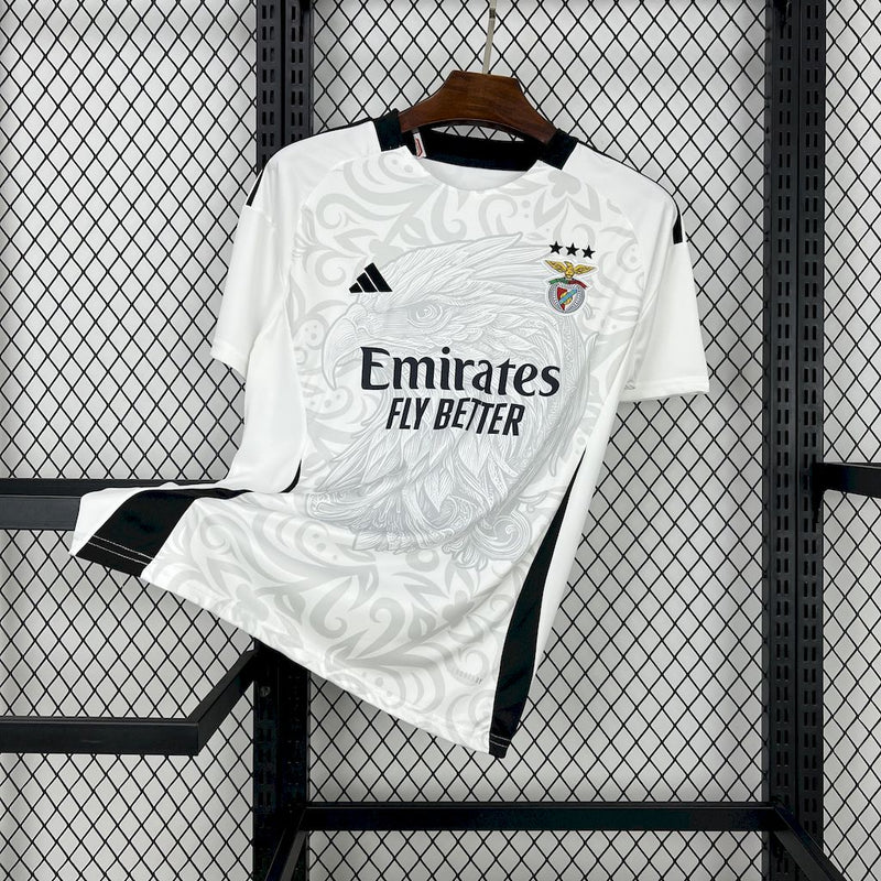 CAMISA DO BENFICA 25/26 BRANCO CONCEITO