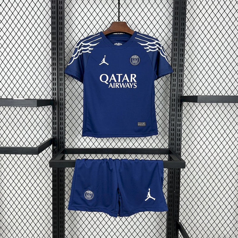 CONJUNTO INFANTIL DO PSG 25/26 AZUL