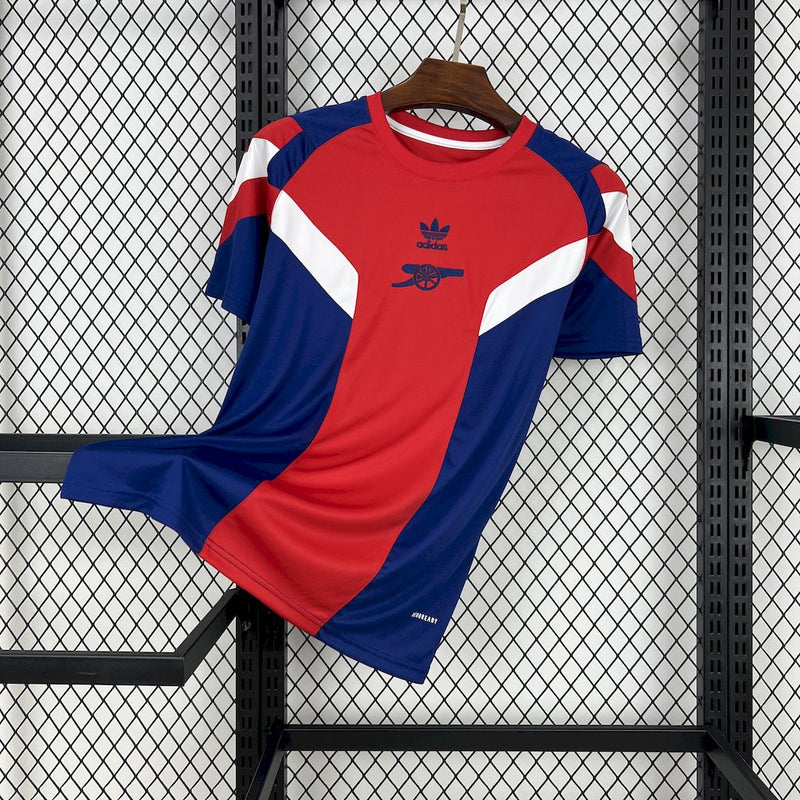 CAMISA DO ARSENAL 25/26 VERMELHO E AZUL