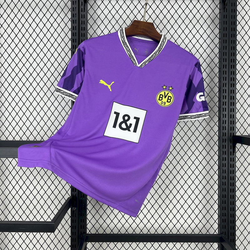 CAMISA DO BORUSSIA DORTMUND 25/26 ROXO GOLEIRO