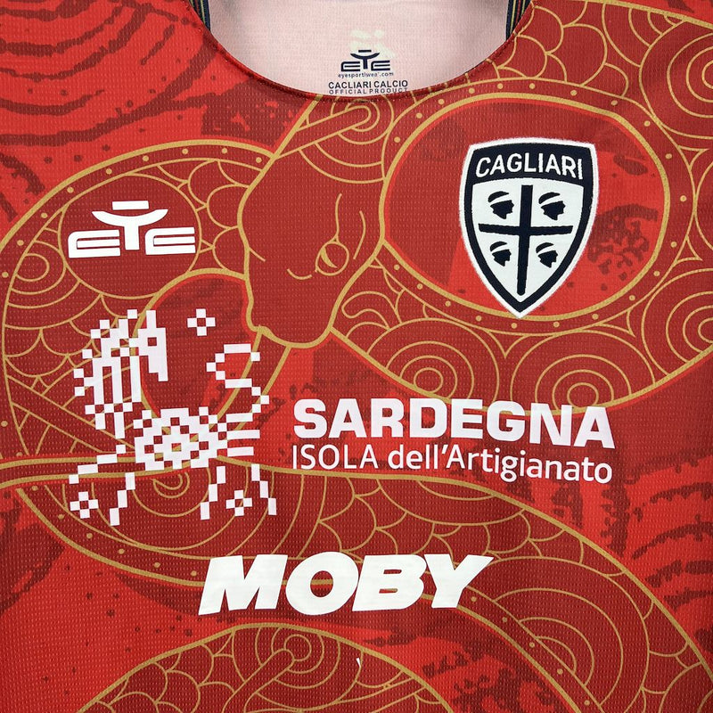 CAMISA DO CAGLIARI 25/26 VERMELHO