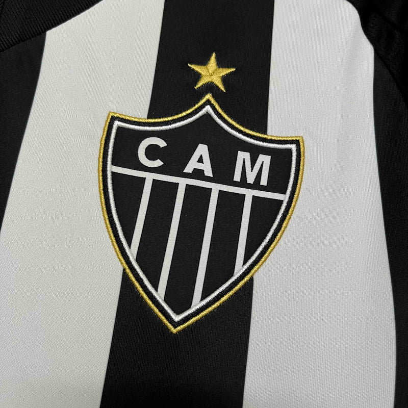 CAMISA DO ATLETICO MINEIRO 25/26 PRETO E BRANCO