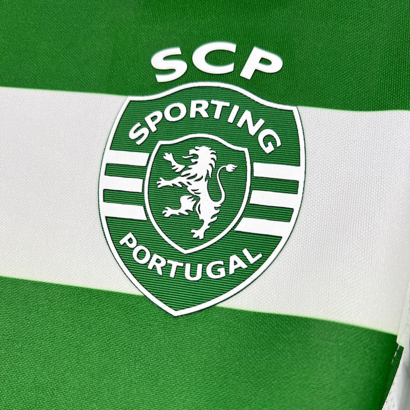 CAMISA DO SPORTING 25/26 VERDE E BRANCO