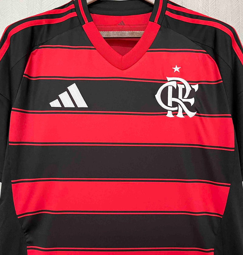 CAMISA DO FLAMENGO 25/26 VERMELHO E PRETO