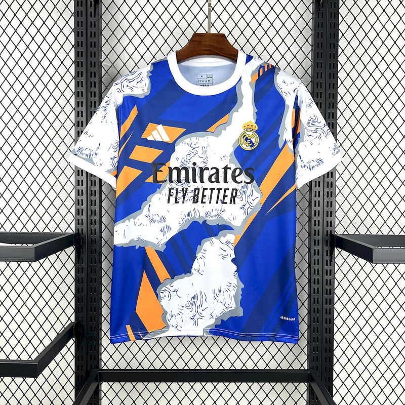 CAMISA DO REAL MADRID 25/26 MULTICOLOR EDIÇÃO ESPECIAL