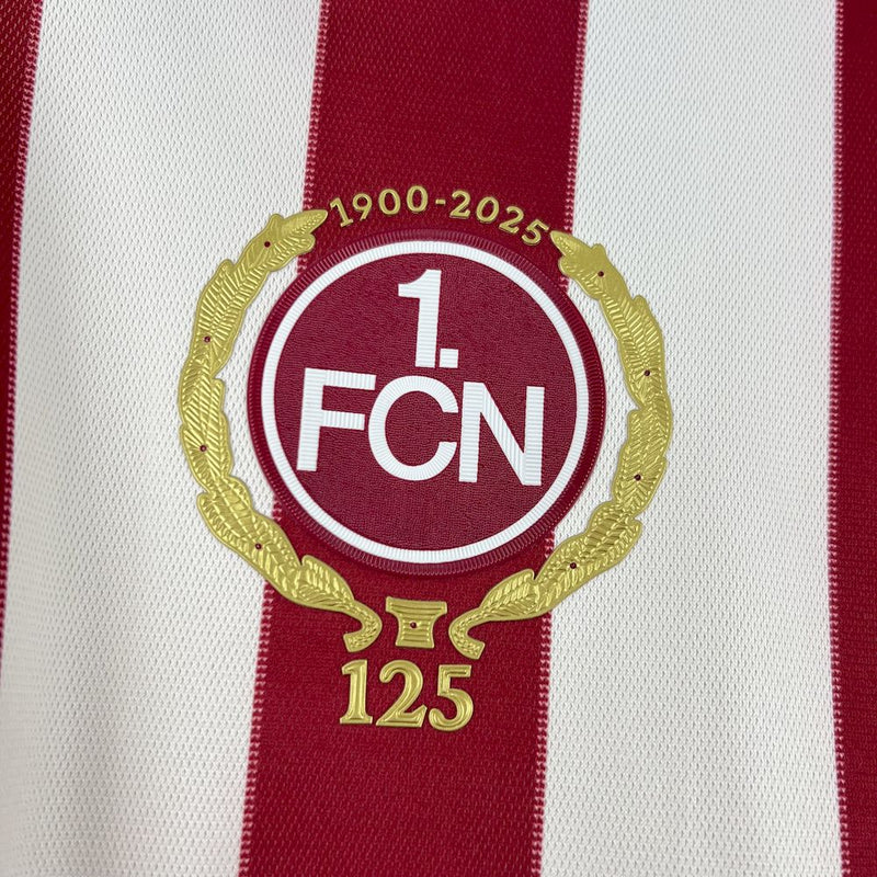 CAMISA DO NURENBERG 25/26 VERMELHO E BRANCO