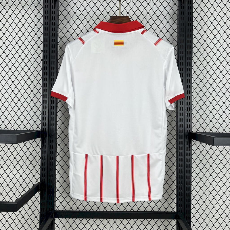 CAMISA DO GIRONA 25/26 BRANCO E VERMELHO