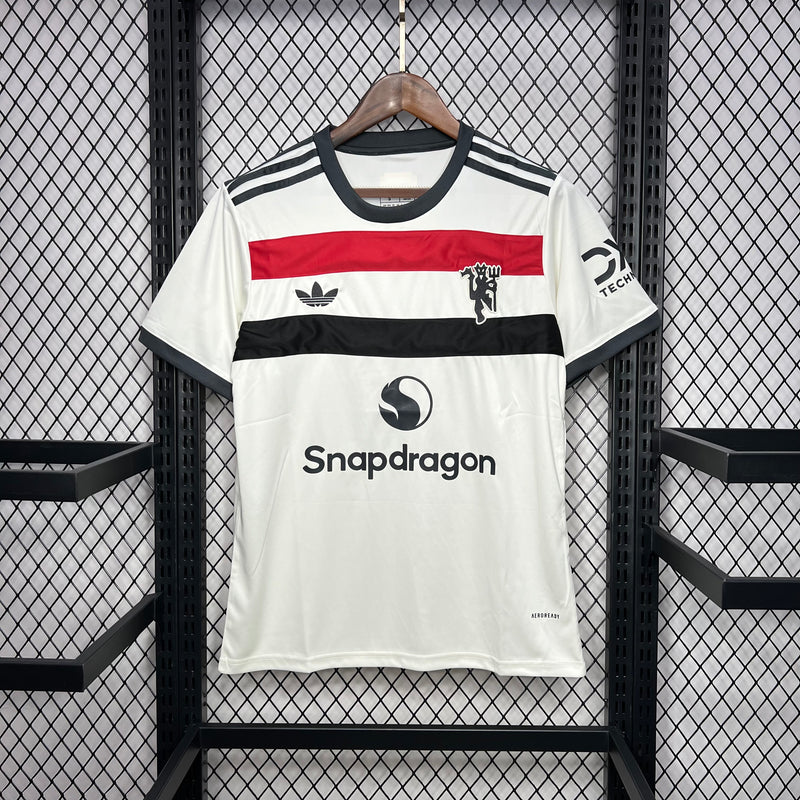CAMISA DO MANCHESTER UNITED 25/26 BRANCO