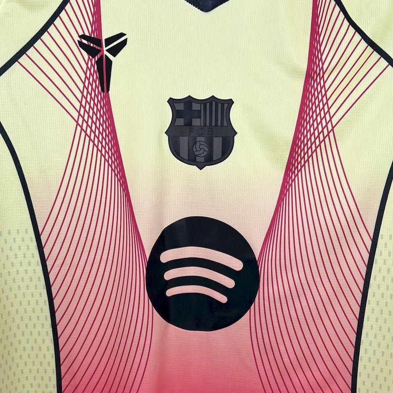 CAMISA DO BARCELONA 25/26 AMARELO EDIÇÃO ESPECIAL