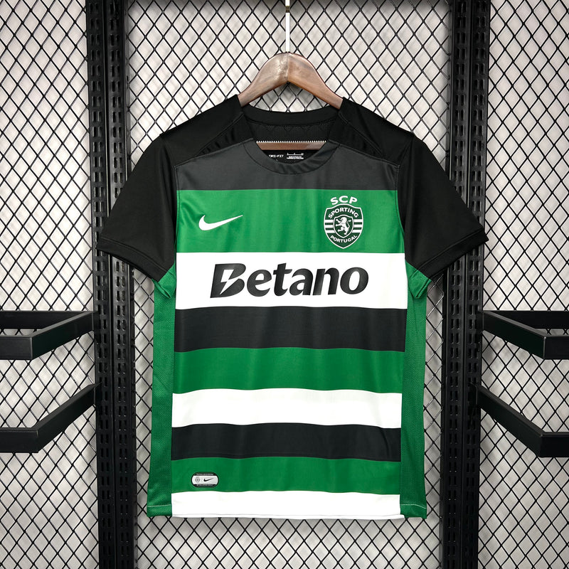CAMISA DO SPORTING 25/26 PRETO E VERDE
