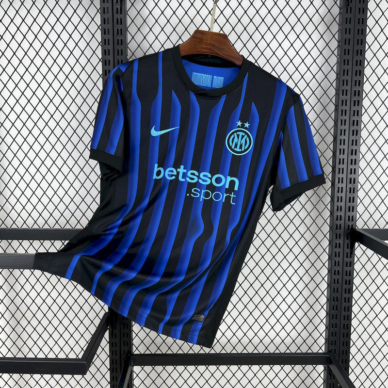 CAMISA DO INTER DE MILAN 25/26 AZUL E PRETO