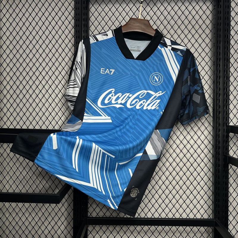 CAMISA DO NAPOLI 25/26 AZUL E PRETO
