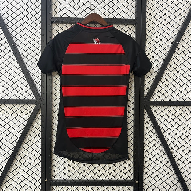 Camisa Flamengo I 25/26 s/n Torcedor Adidas Feminina - Preto