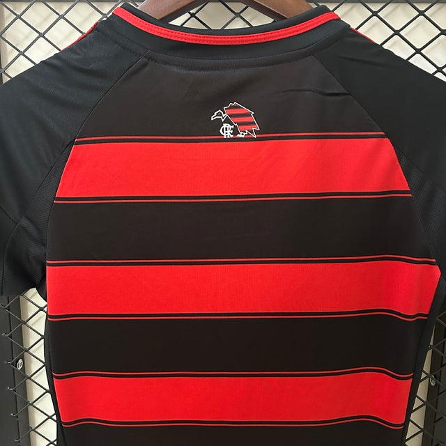 Camisa Flamengo I 25/26 s/n Torcedor Adidas Feminina - Preto