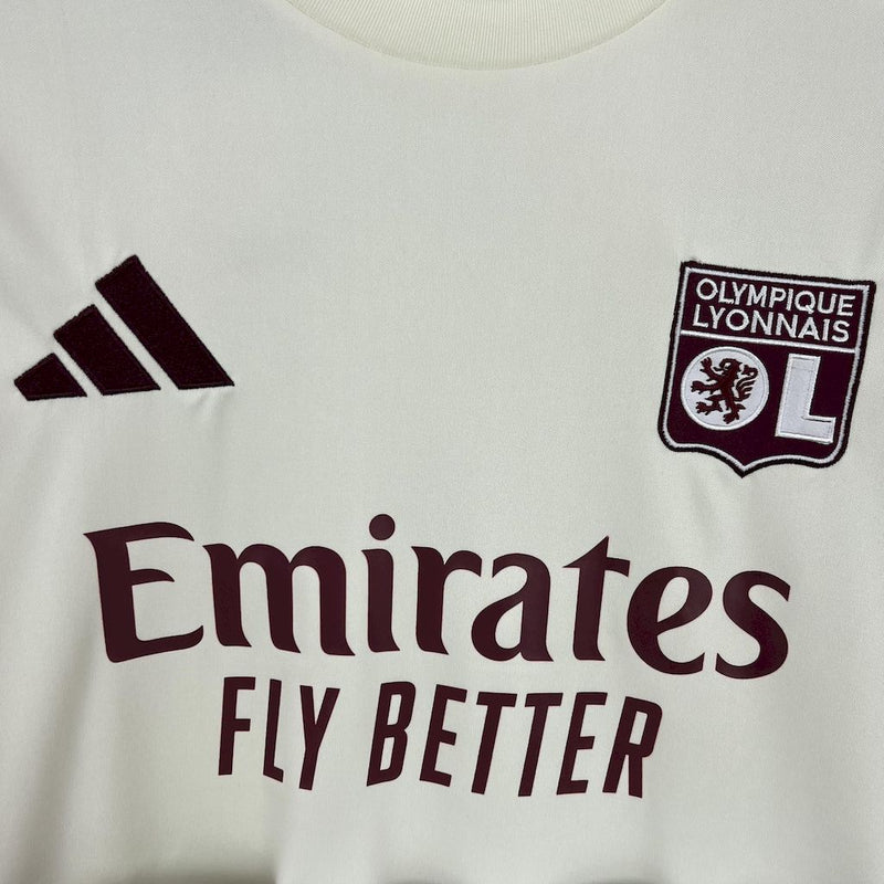 CAMISA DO LYON 25/26 BEGE