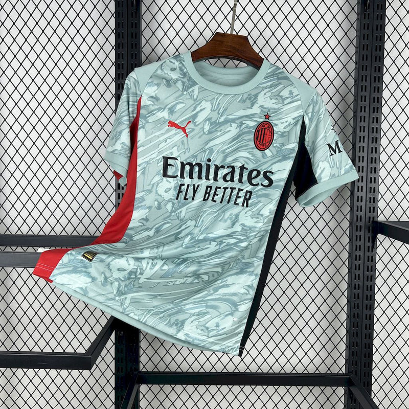 CAMISA DO MILAN 25/26 VERDE EDIÇÃO ESPECIAL