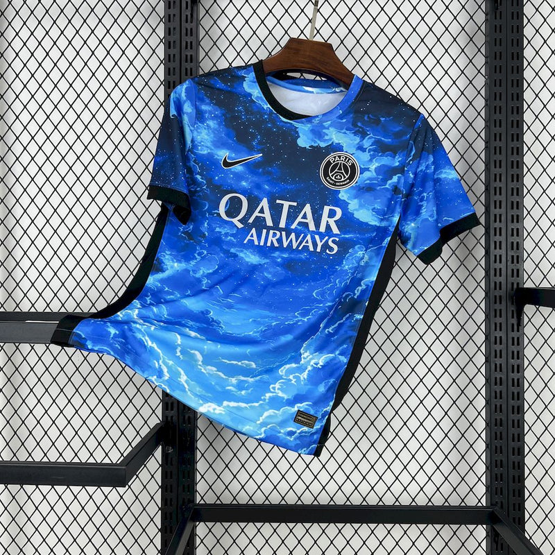 CAMISA DO PSG 25/26 AZUL EDIÇÃO ESPECIAL