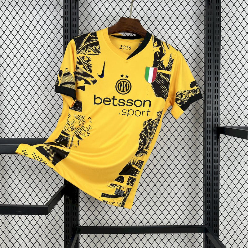 CAMISA DO INTER DE MILAN 25/26 AMARELO
